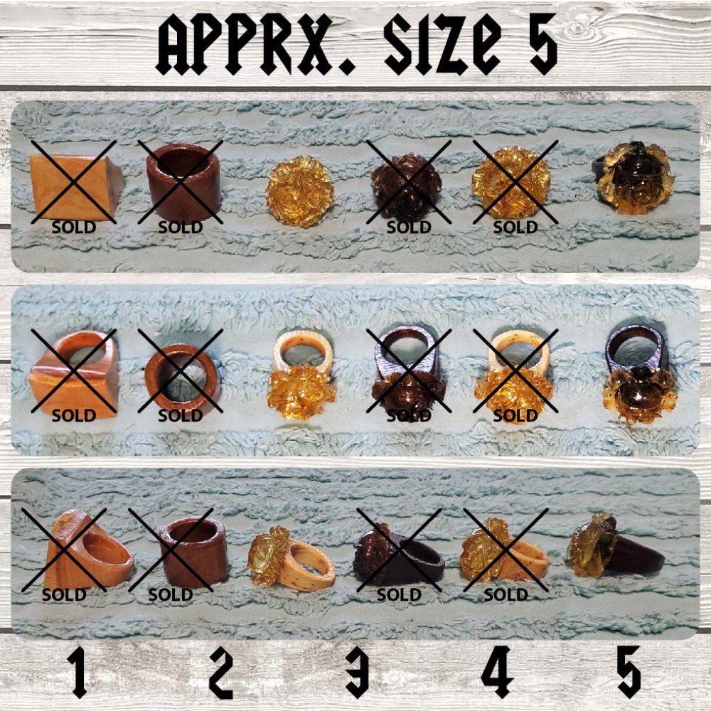 Handmade Wooden Rings